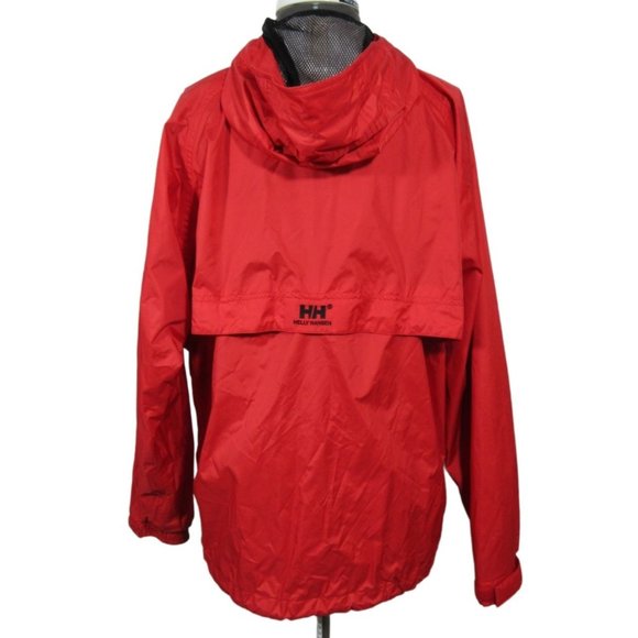 Helly Hansen red packable Helly Tech rain jacket windbreaker - Picture 3 of 10